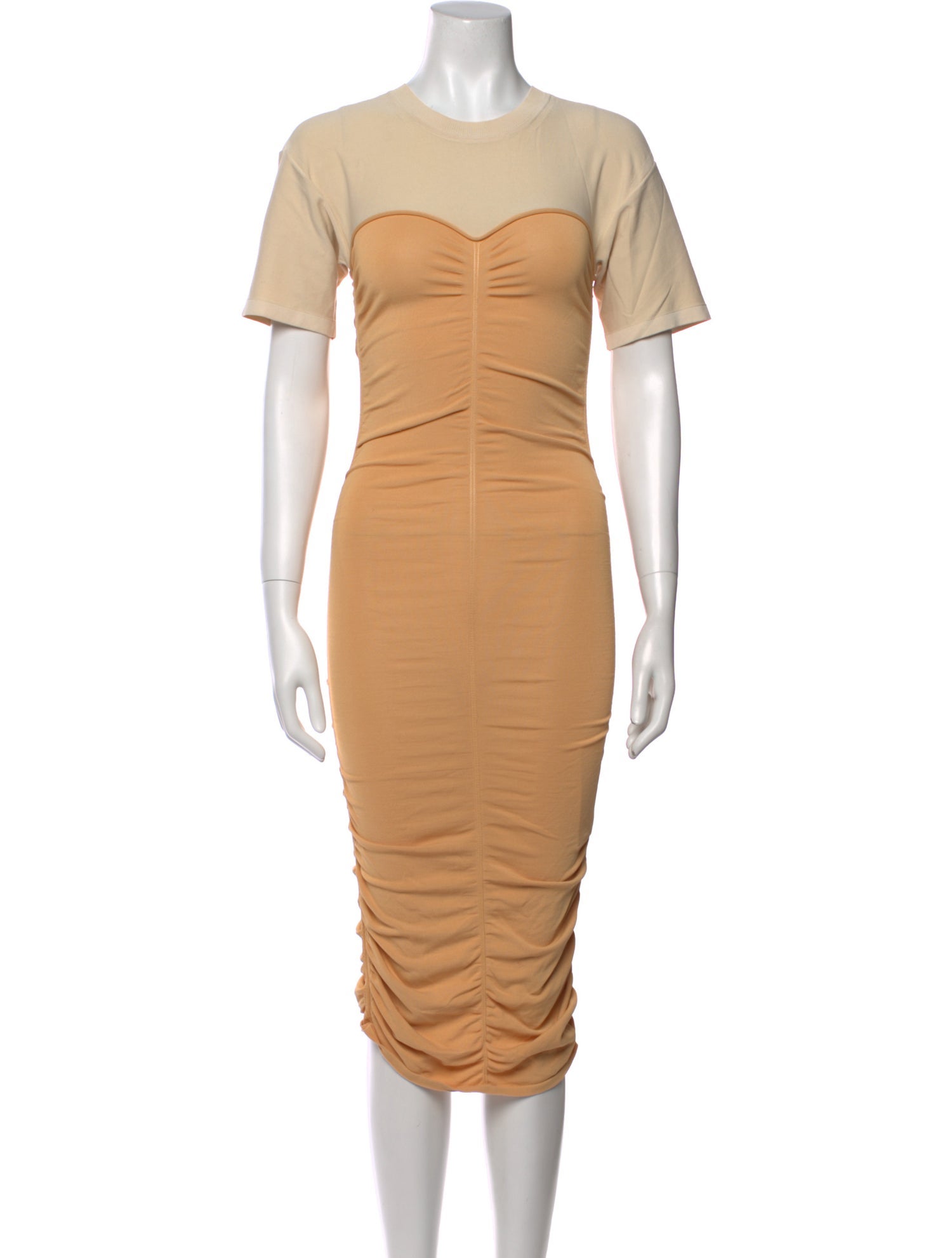 Jonathan Simkhai Crew Neck Knee-Length Dress