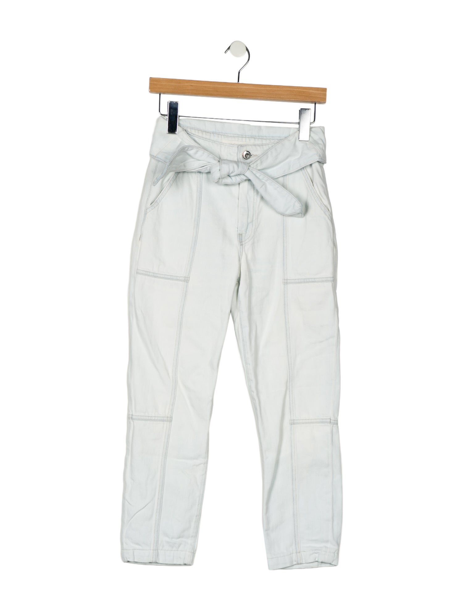 Jonathan Simkhai Mid-Rise Straight Leg Jeans