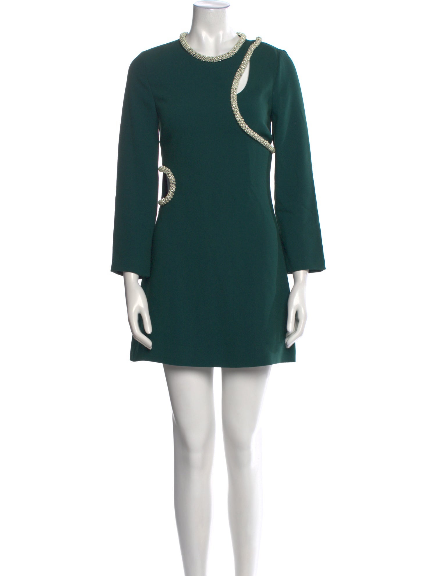 Jonathan Simkhai Crew Neck Mini Dress