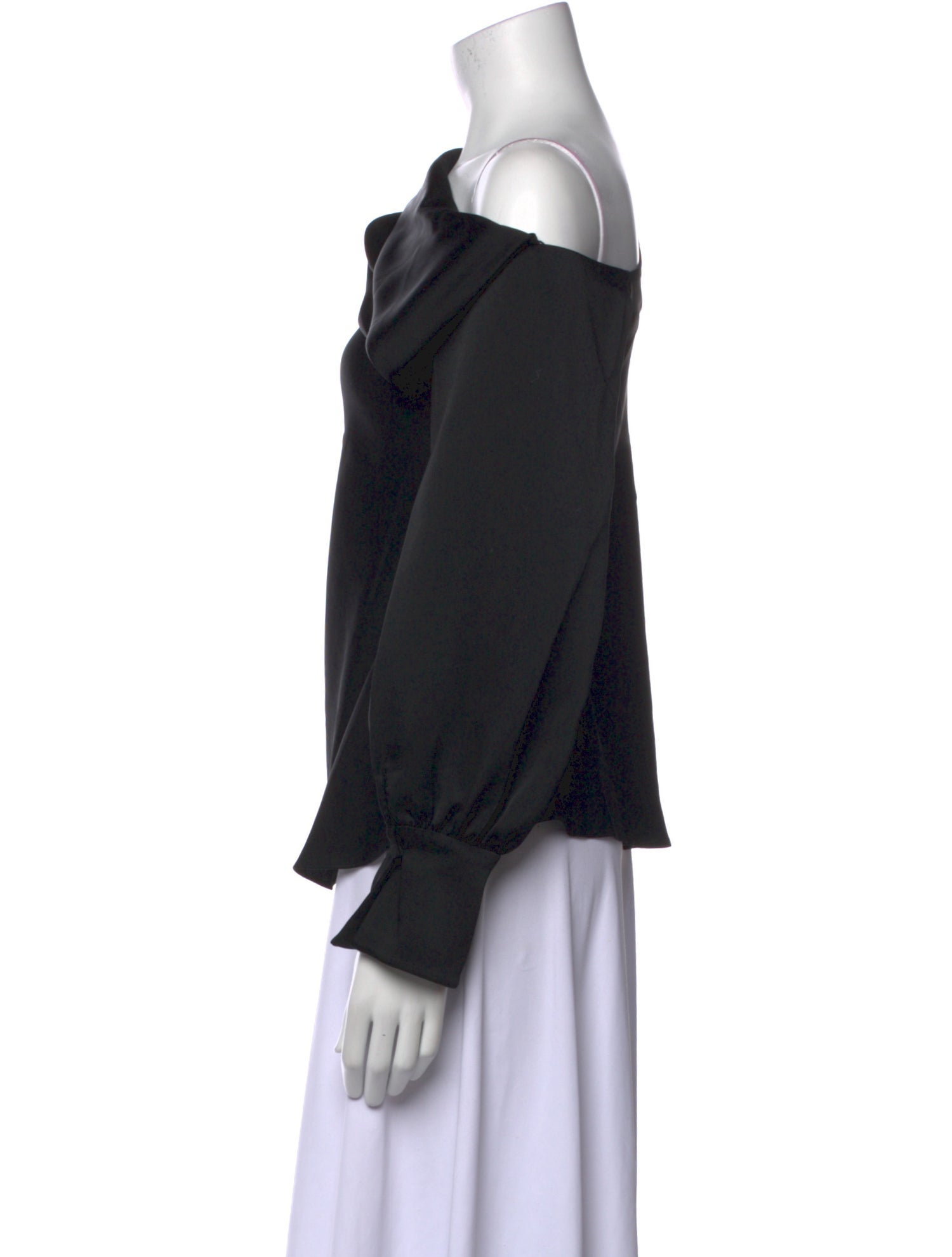 Jonathan Simkhai One-Shoulder Long Sleeve Blouse w/ Tags