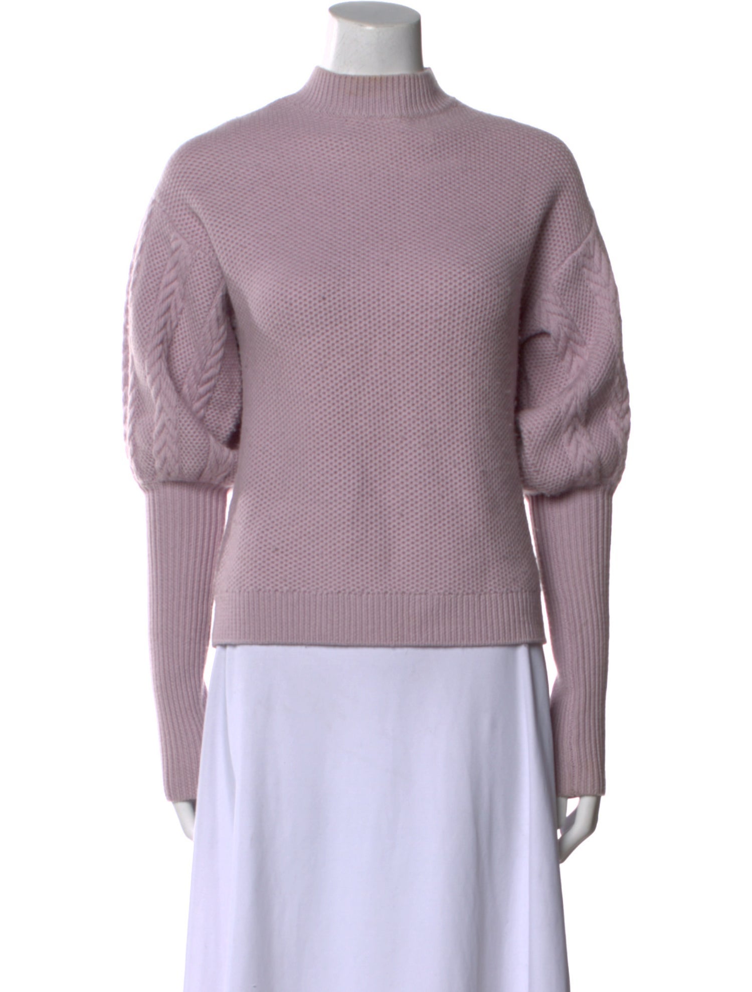 Jonathan Simkhai Wool Mock Neck Sweater