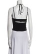Jonathan Simkhai Square Neckline Sleeveless Crop Top