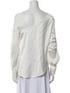 Jonathan Simkhai Cowl Neck Long Sleeve Blouse