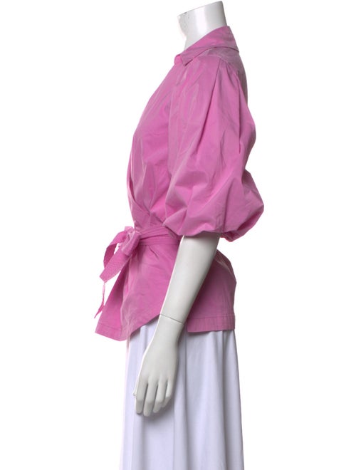 Jonathan Simkhai Three-Quarter Sleeve Blouse