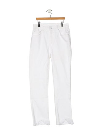 Jonathan Simkhai Mid-Rise Straight Leg Jeans
