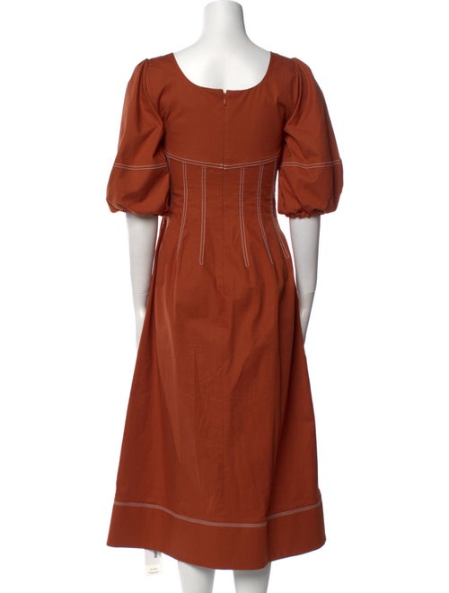 Jonathan Simkhai Scoop Neck Midi Length Dress