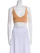 Jonathan Simkhai V-Neck Sleeveless Crop Top