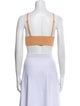 Jonathan Simkhai V-Neck Sleeveless Crop Top