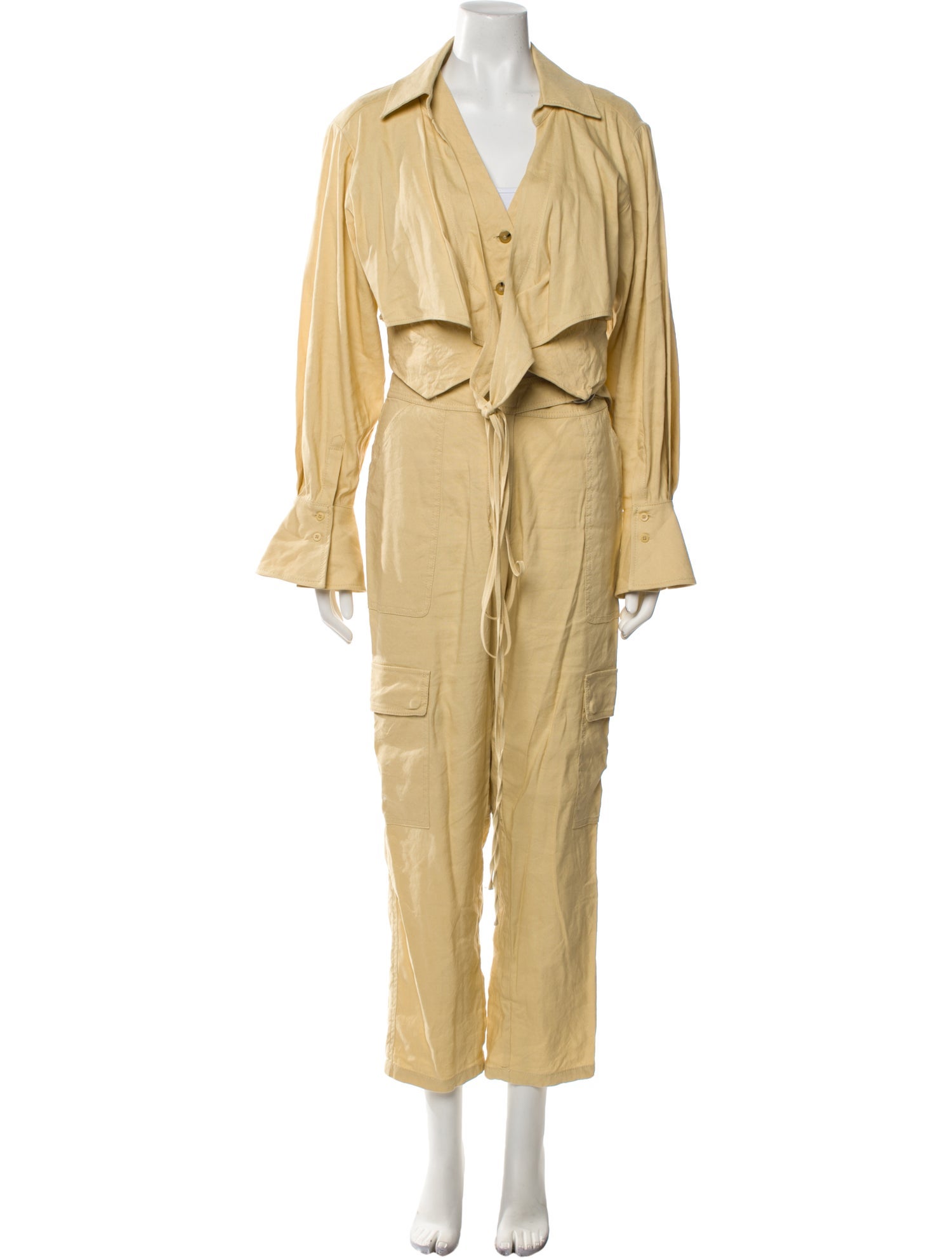 Jonathan Simkhai Linen Pant Set