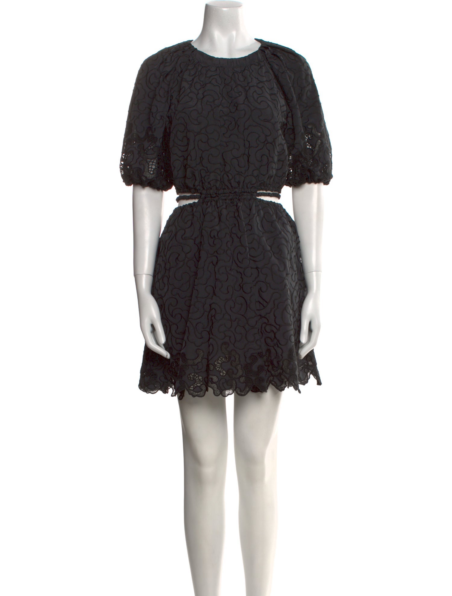 Jonathan Simkhai Lace Pattern Mini Dress