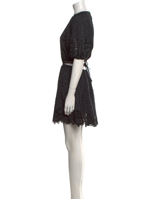Jonathan Simkhai Lace Pattern Mini Dress