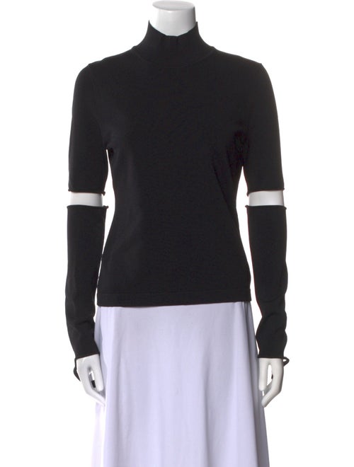 Jonathan Simkhai Mock Neck Long Sleeve Top