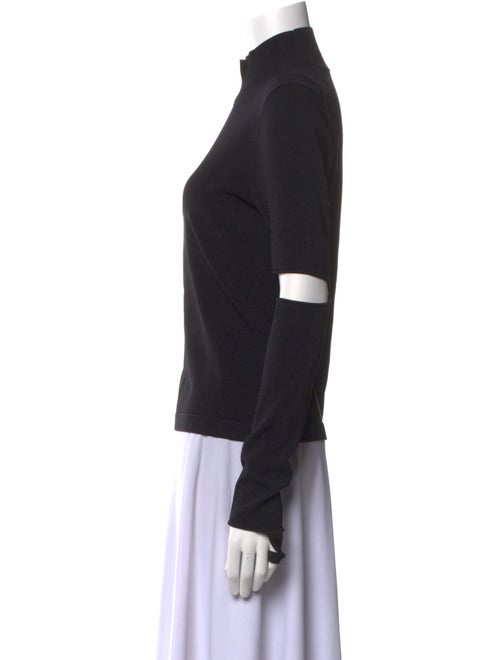 Jonathan Simkhai Mock Neck Long Sleeve Top