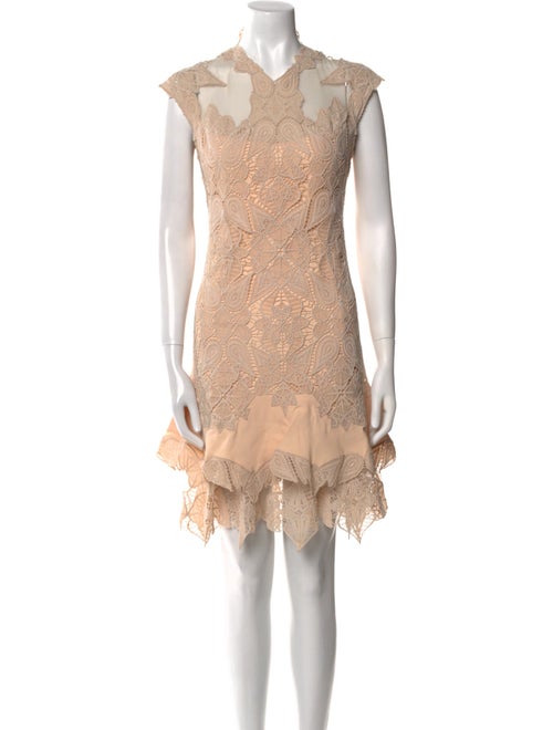 Jonathan Simkhai Lace Pattern Knee-Length Dress