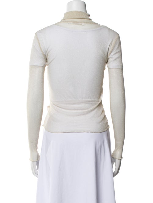 Jonathan Simkhai Nylon Turtleneck Top