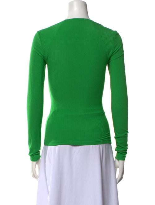 Jonathan Simkhai Square Neckline Long Sleeve Top