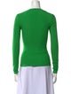 Jonathan Simkhai Square Neckline Long Sleeve Top