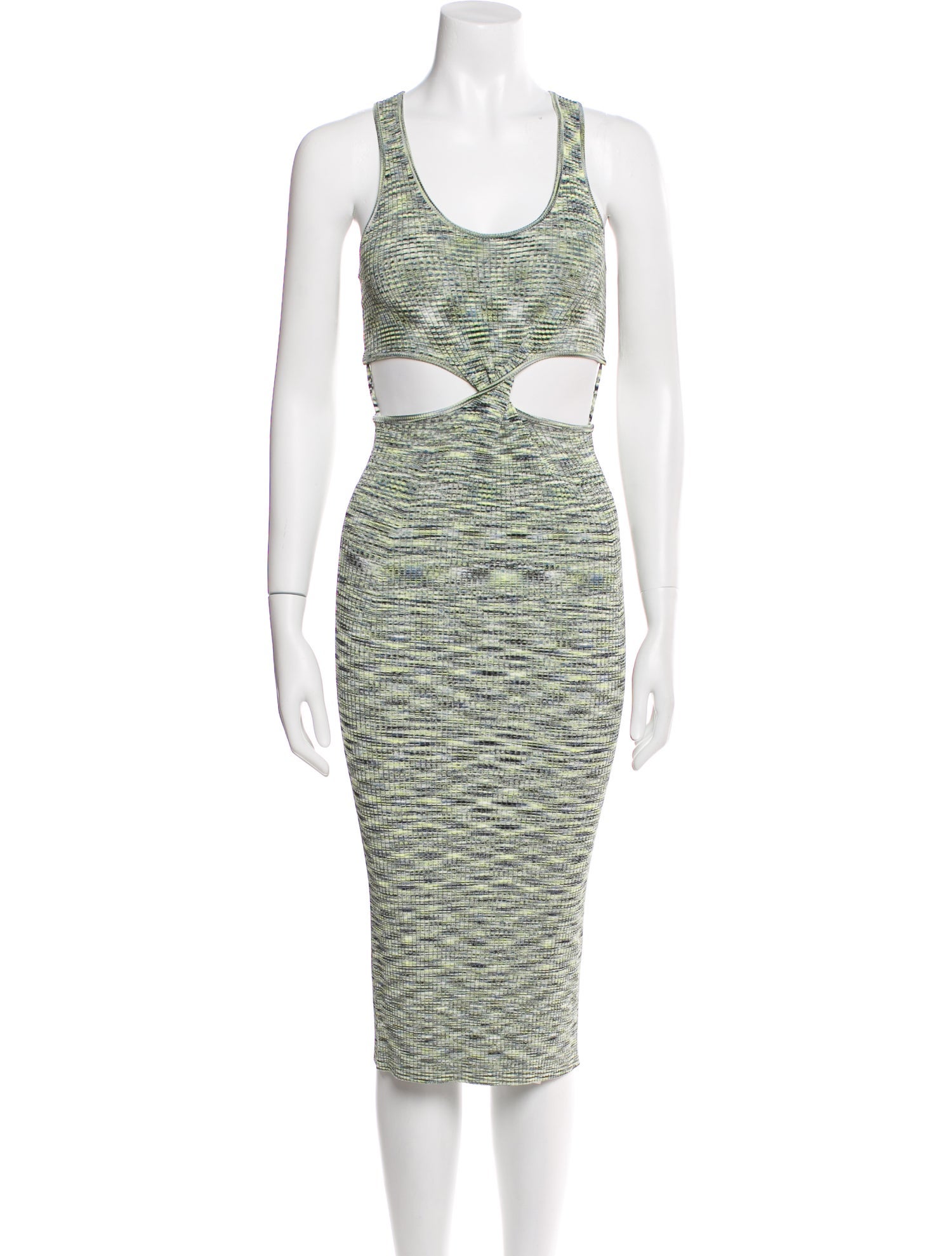 Jonathan Simkhai Striped Midi Length Dress