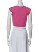 Jonathan Simkhai Square Neckline Sleeveless Crop Top