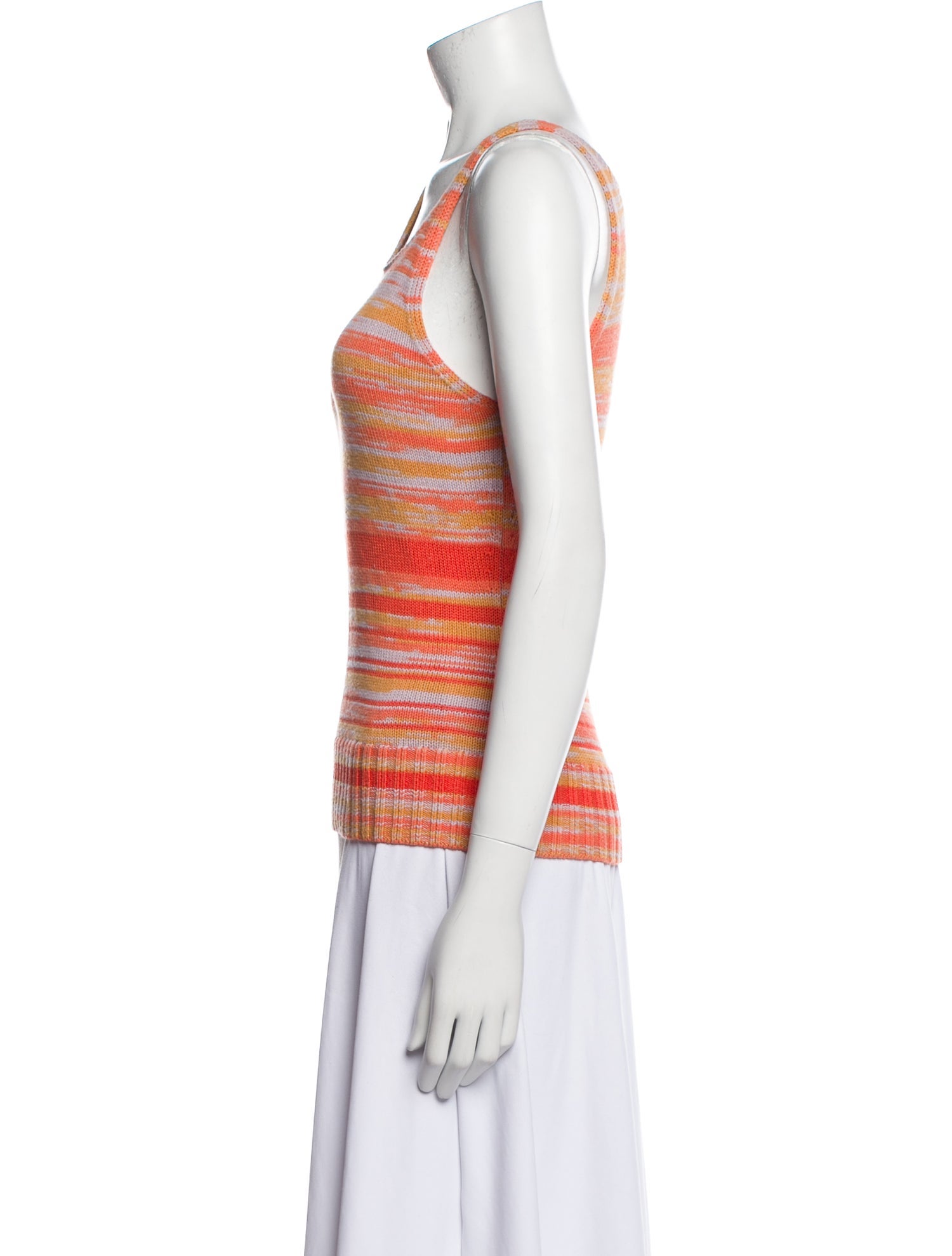 Jonathan Simkhai Striped Scoop Neck Top