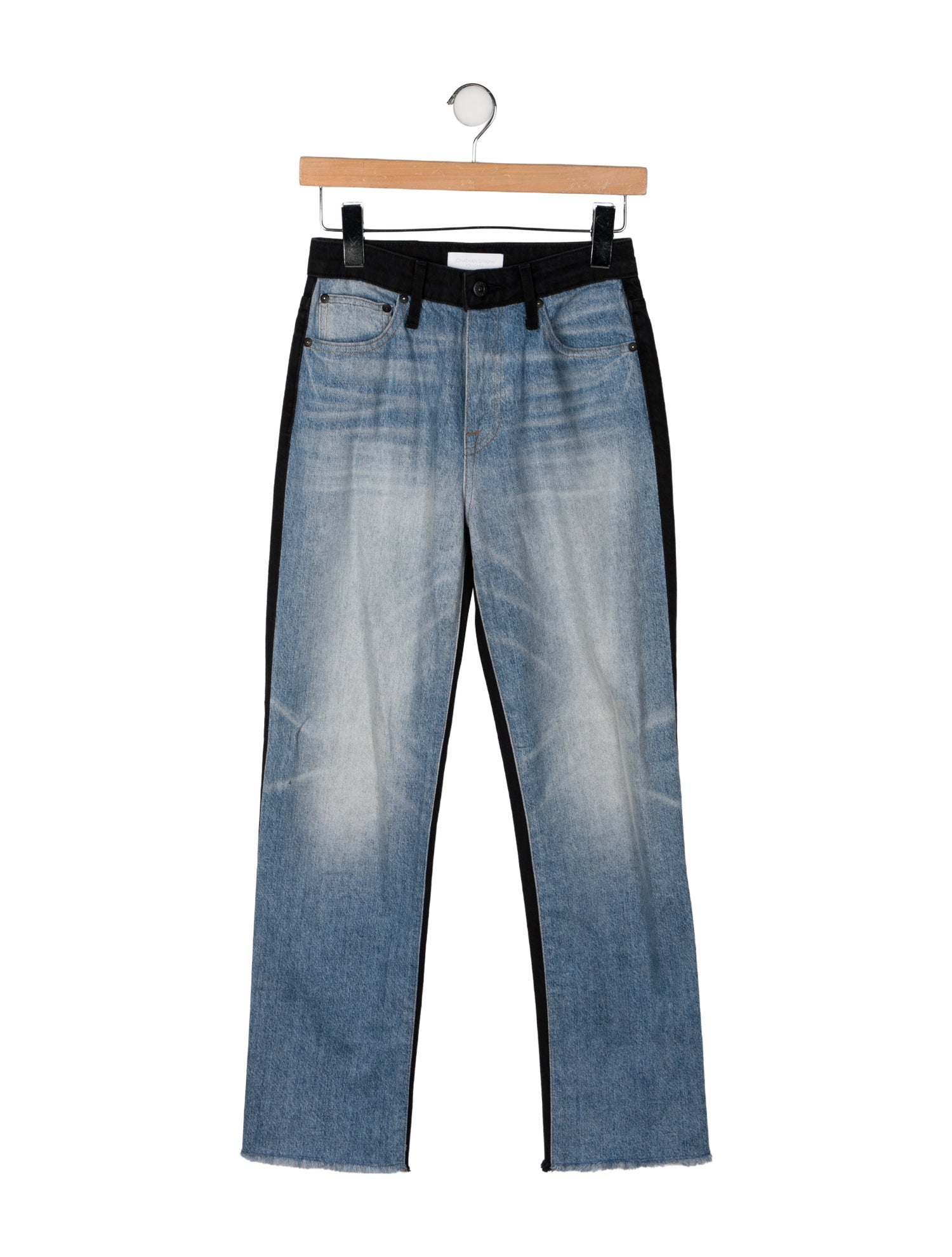 Jonathan Simkhai High-Rise Straight Leg Jeans