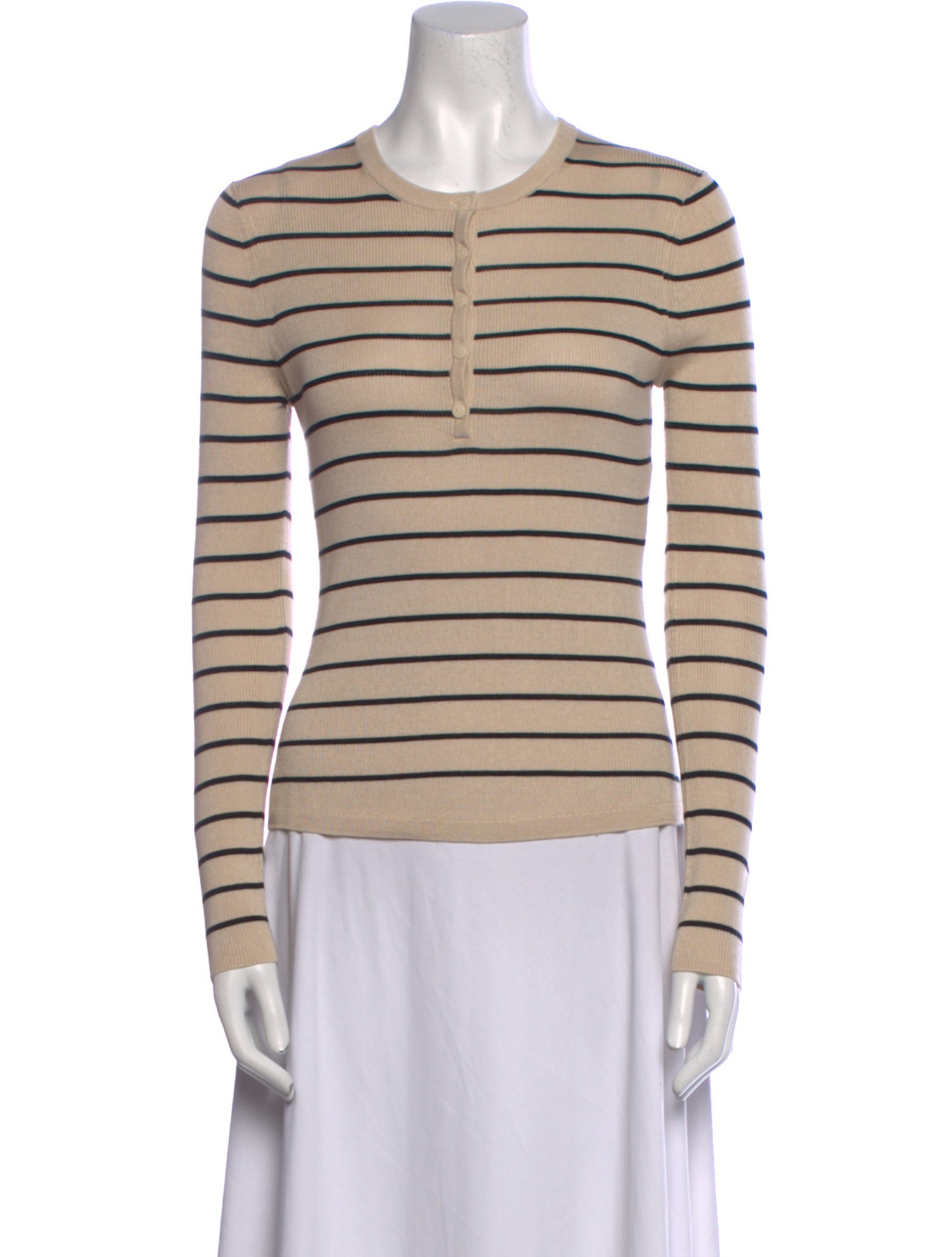 Jonathan Simkhai Silk Striped Top