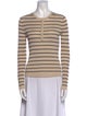 Jonathan Simkhai Silk Striped Top