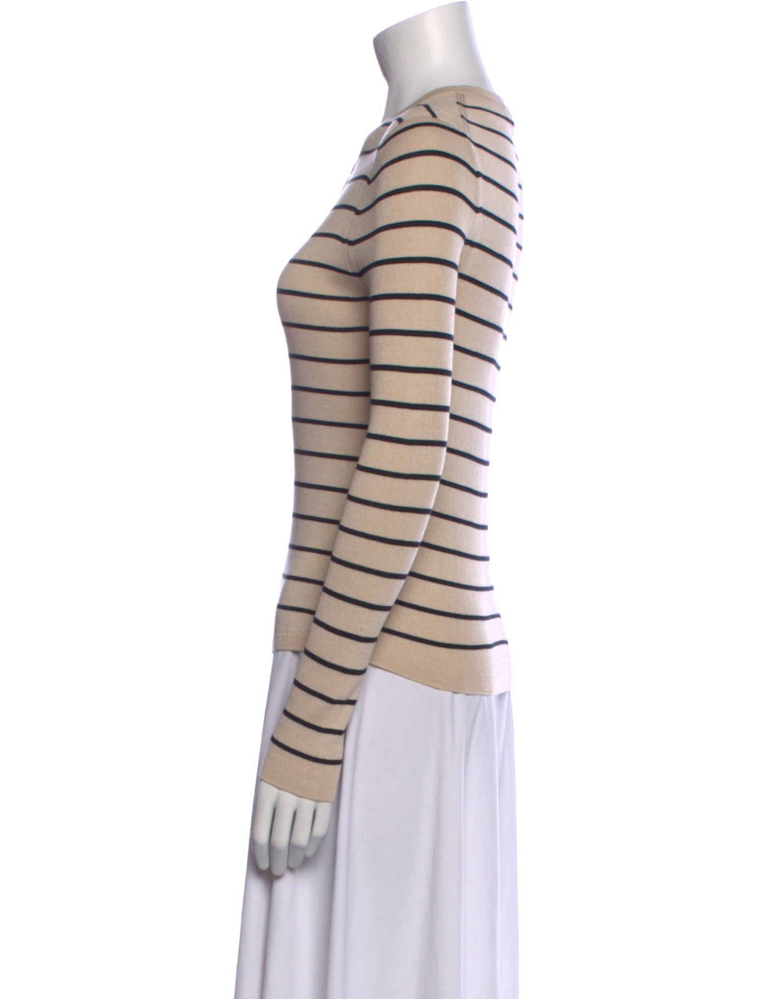 Jonathan Simkhai Silk Striped Top