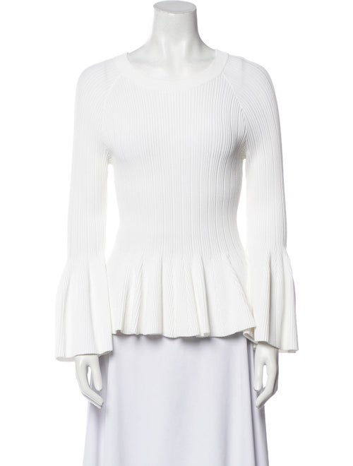 Jonathan Simkhai Crew Neck Long Sleeve Top