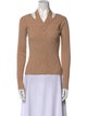 Jonathan Simkhai Wool V-Neck Top