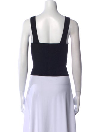 Jonathan Simkhai V-Neck Sleeveless Crop Top