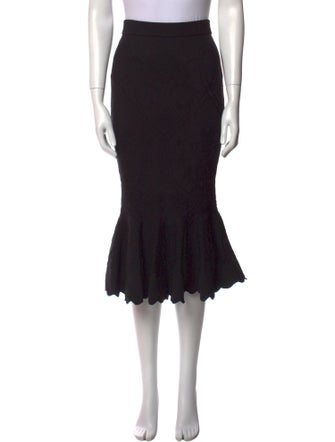 Jonathan Simkhai Scalloped Accent Midi Length Skirt