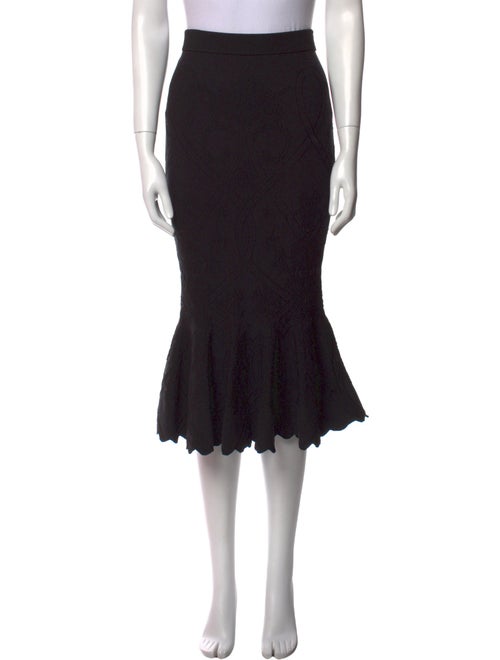 Jonathan Simkhai Scalloped Accent Midi Length Skirt