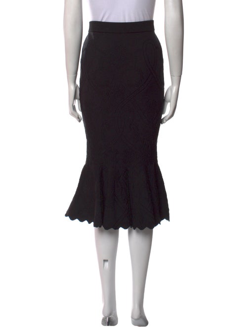 Jonathan Simkhai Scalloped Accent Midi Length Skirt