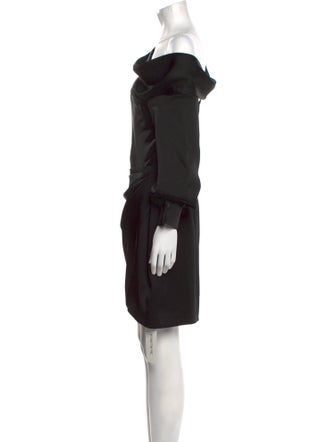Jonathan Simkhai Cowl Neck Knee-Length Dress