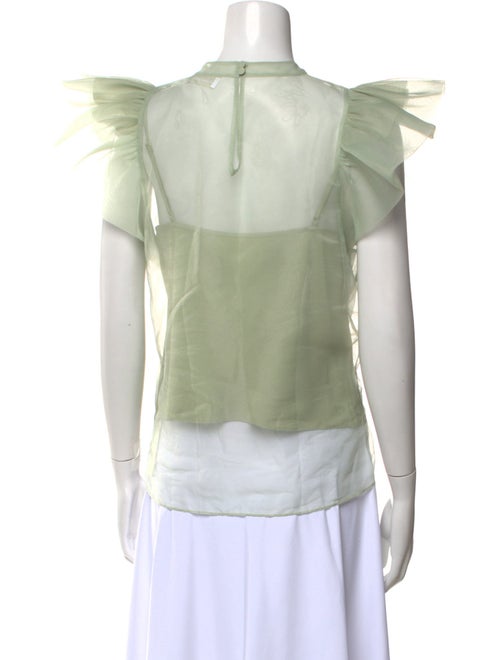 Jonathan Simkhai Scoop Neck Short Sleeve Top