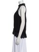 Jonathan Simkhai Mock Neck Sleeveless Blouse