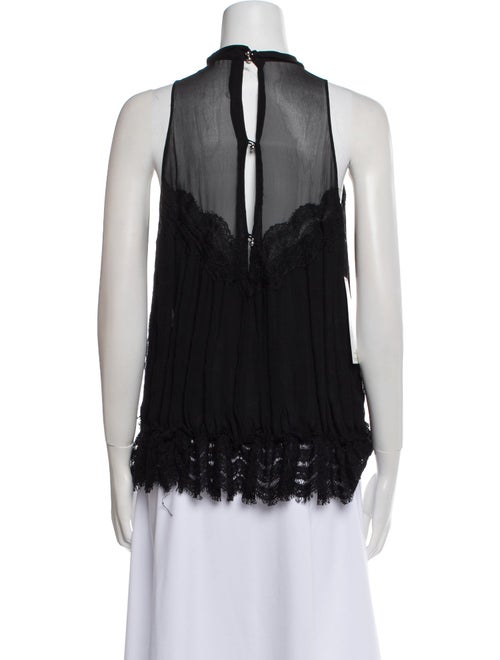Jonathan Simkhai Mock Neck Sleeveless Blouse