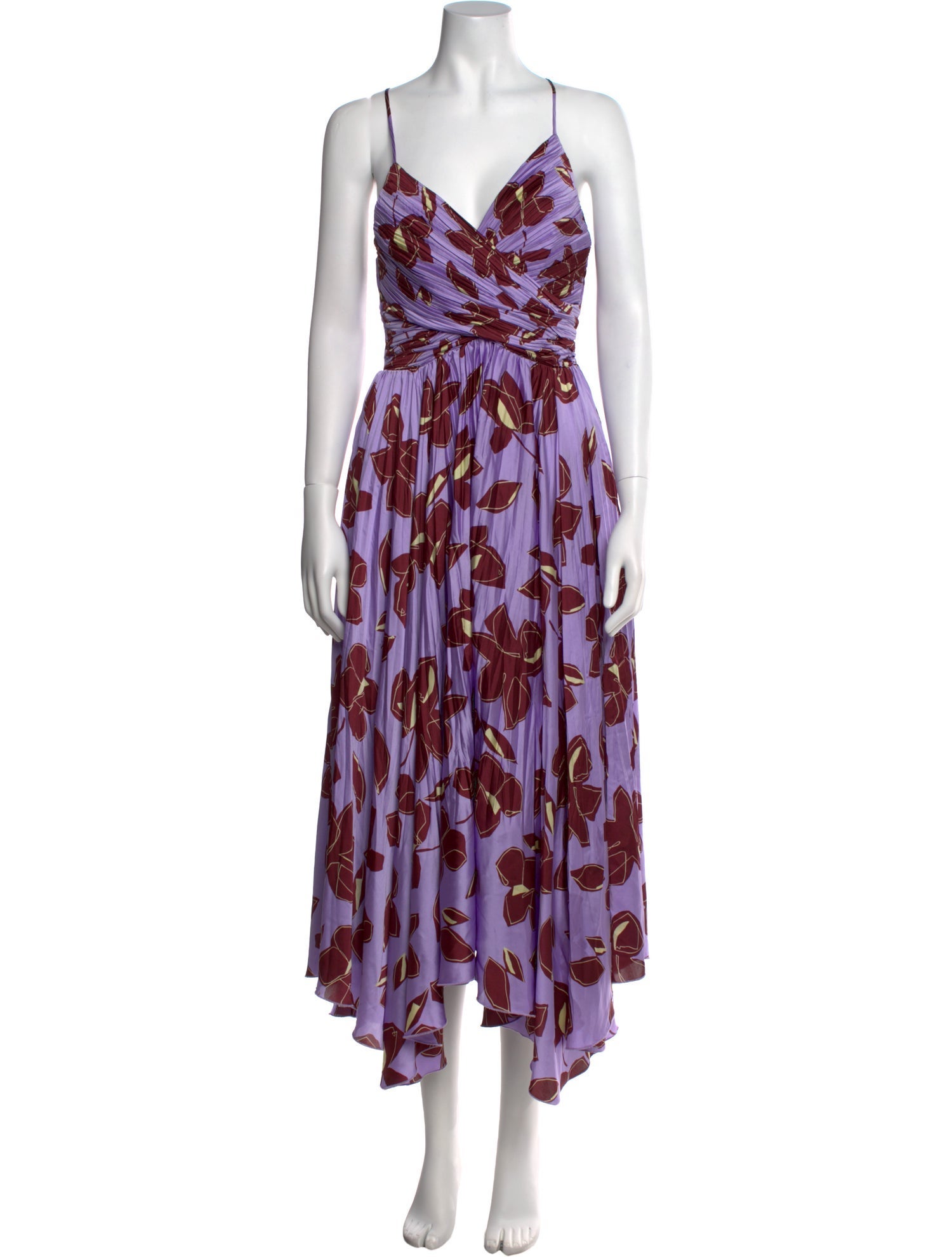 Jonathan Simkhai Floral Print Midi Length Dress