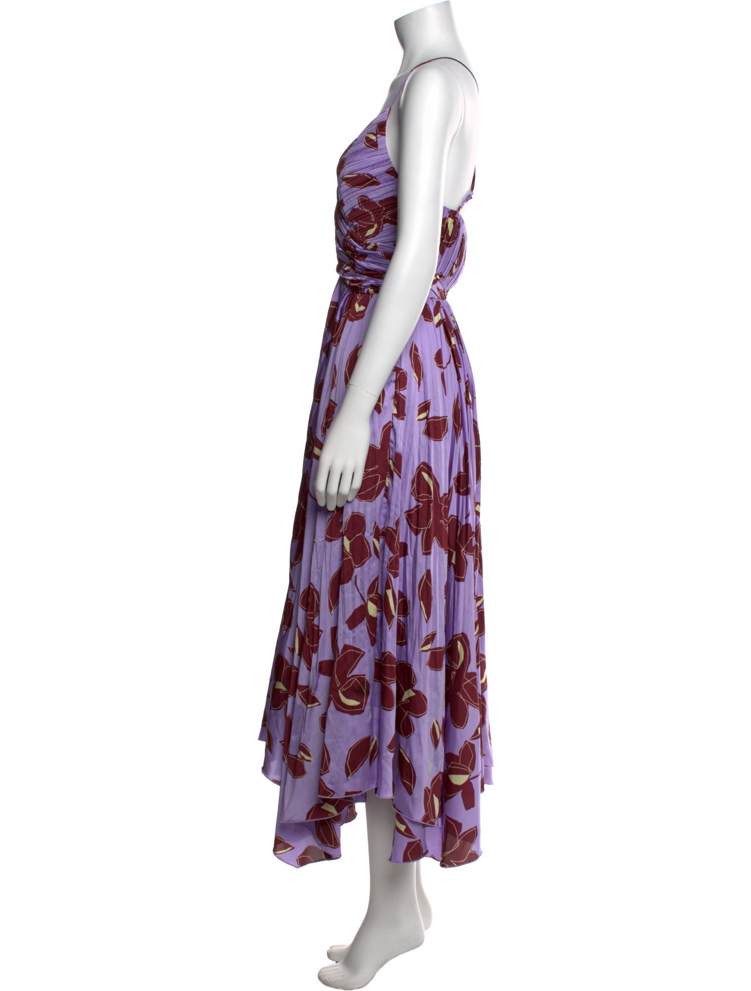 Jonathan Simkhai Floral Print Midi Length Dress