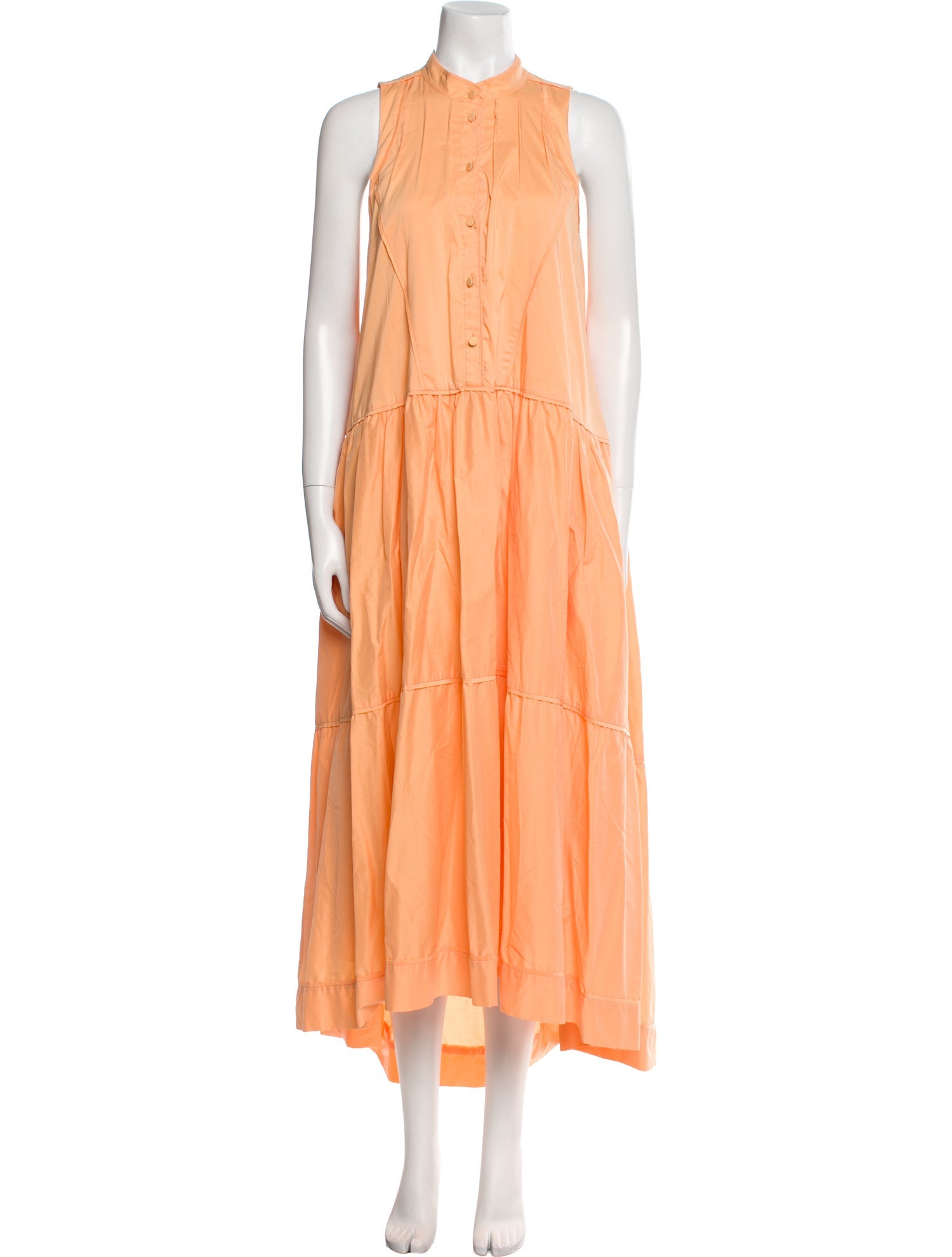 Jonathan Simkhai Mock Neck Long Dress