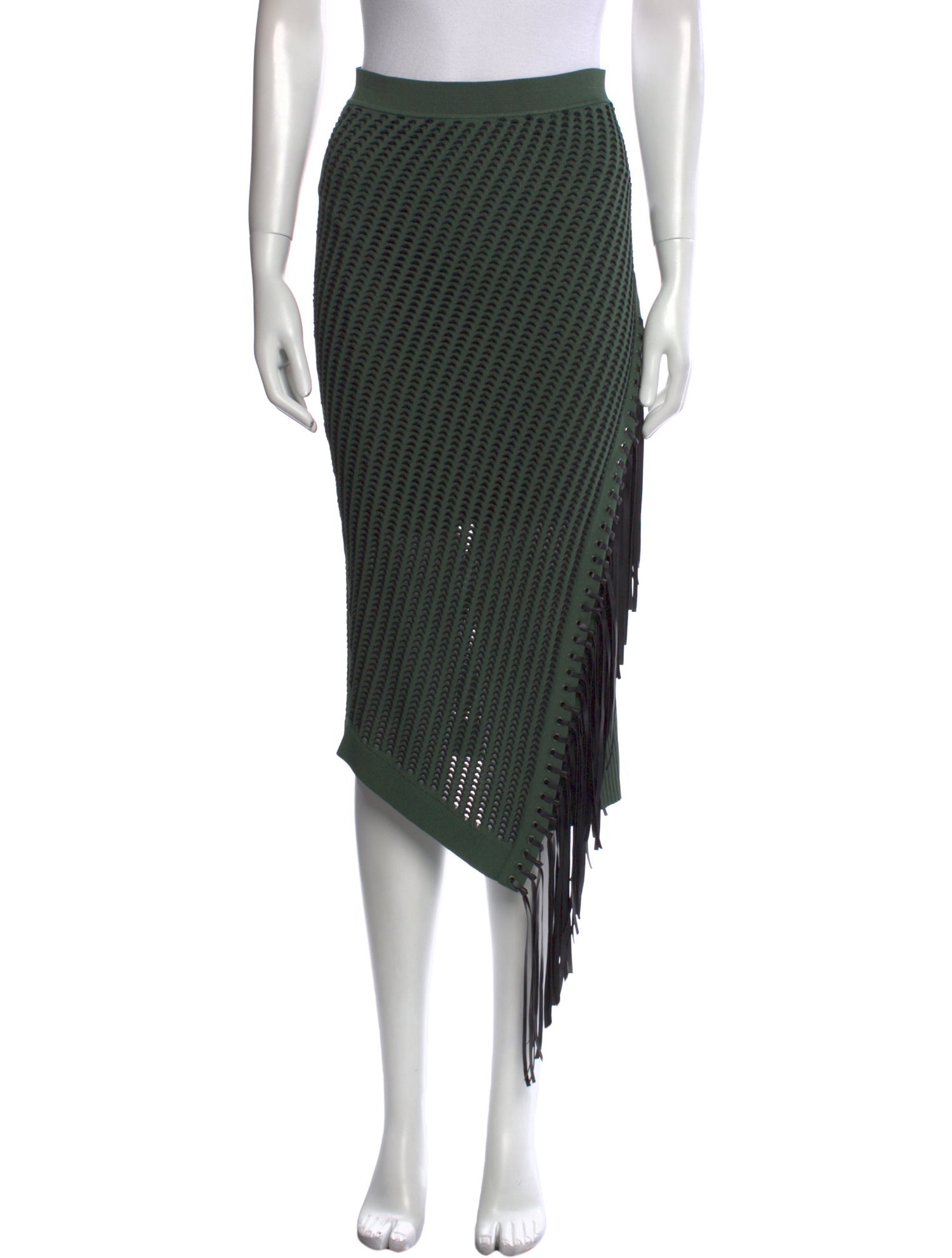 Jonathan Simkhai Cutout Accent Midi Length Skirt