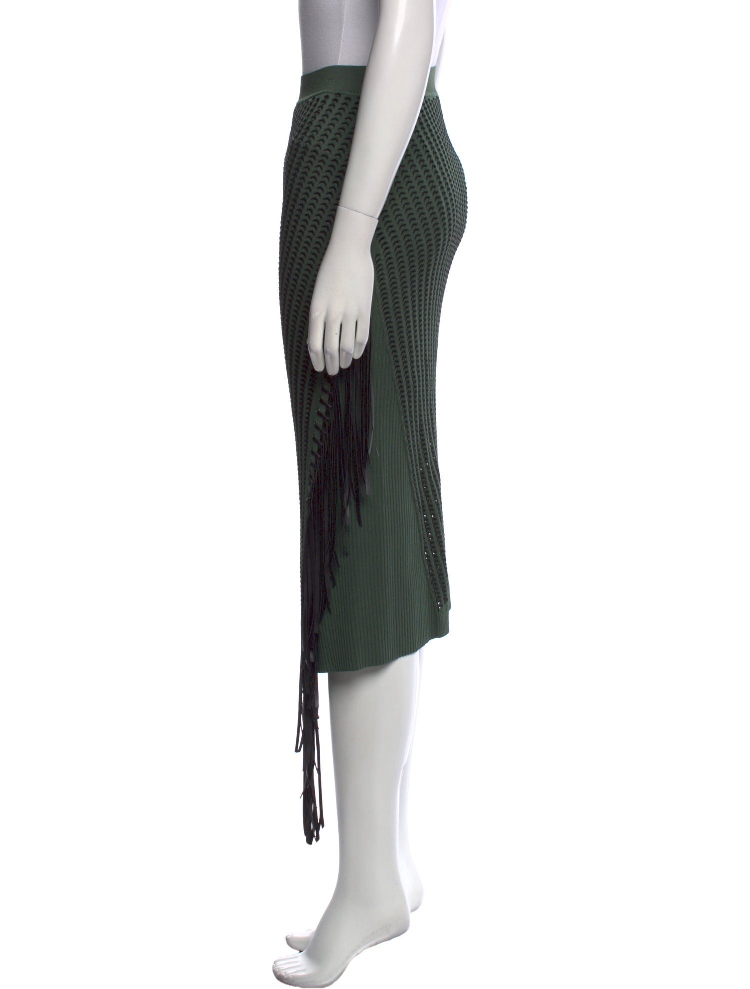 Jonathan Simkhai Cutout Accent Midi Length Skirt