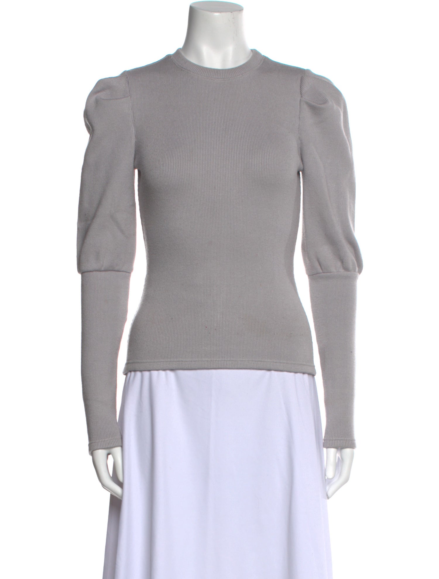 Jonathan Simkhai Crew Neck Long Sleeve Top