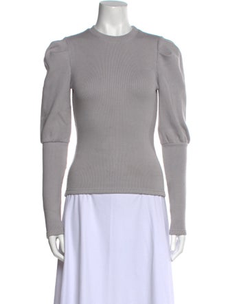 Jonathan Simkhai Crew Neck Long Sleeve Top