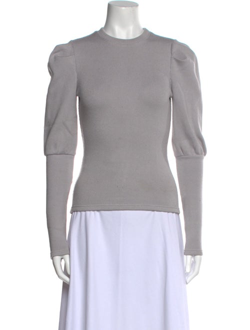 Jonathan Simkhai Crew Neck Long Sleeve Top