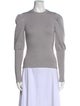 Jonathan Simkhai Crew Neck Long Sleeve Top
