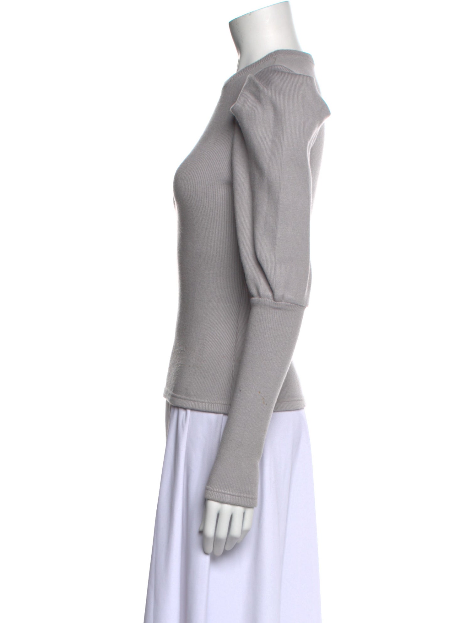 Jonathan Simkhai Crew Neck Long Sleeve Top