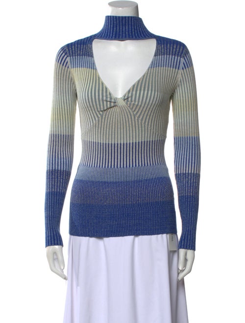 Jonathan Simkhai Striped Turtleneck Sweater