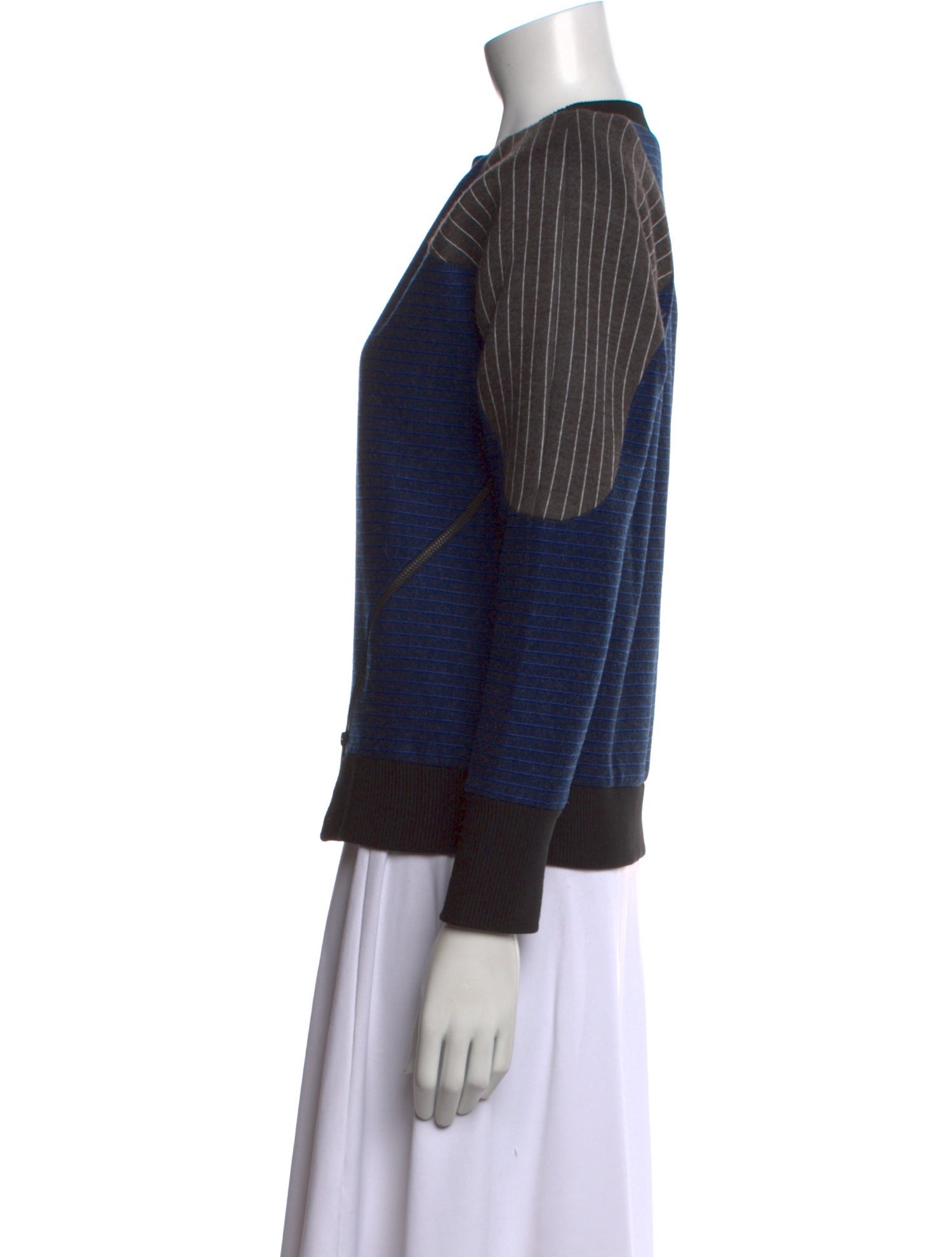 Jonathan Simkhai Striped Crew Neck Sweatshirt